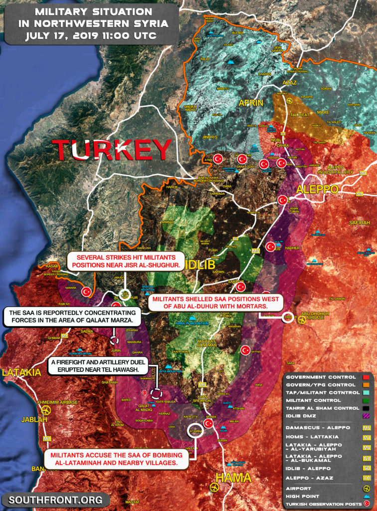 Syrian Army Builds Up For New Limited Operation In Idlib Zone (Map)