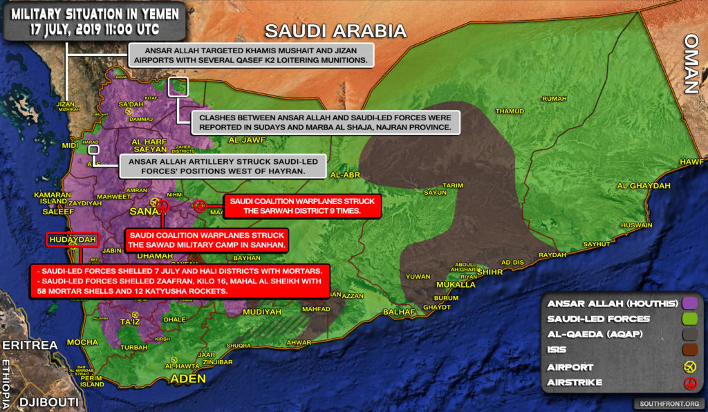 Houthi Drones Strike Jizan Airport. This Is Second Attack In Last 24 Hours