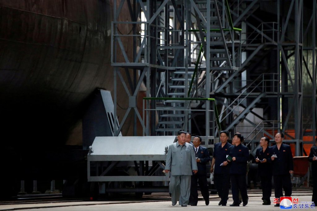 Kim Jong-un Inspected Newly Built 'Ballistic Missile' Submarine