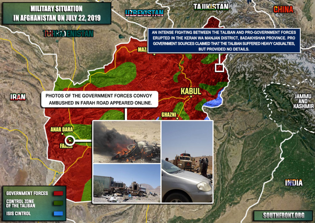 Taliban Is Storming Keran Wa Manjan District Of Afghanistan's Badakhshan Province (Map)