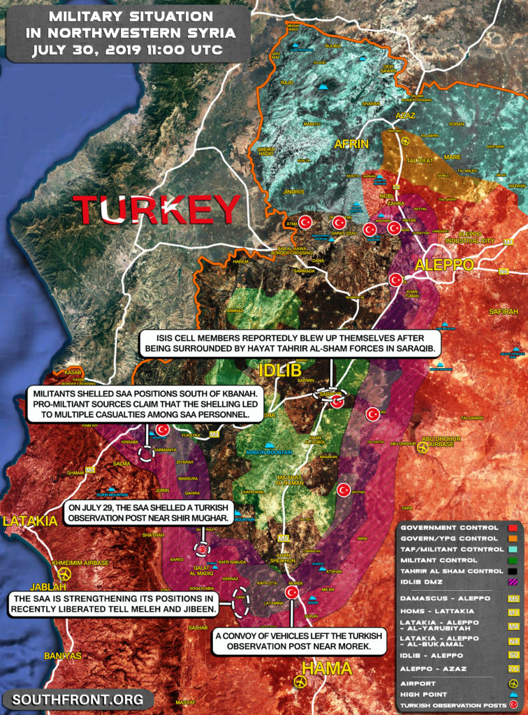 Syrian Army Storms Another Town In Framework Of Its Advance In Southern Part Of Idlib De-Escalation Zone (Map)