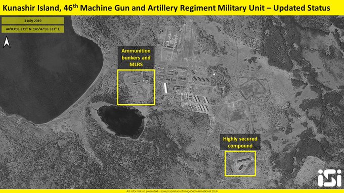 Satellite Images: Russia Strengthening Military Infrastructure In Kuril Islands