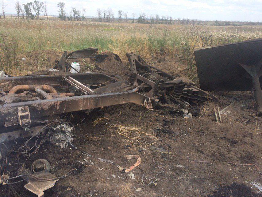 In Photos: Humvee Of Ukrainian Armed Forces Destroyed At Contact Line With DPR Forces