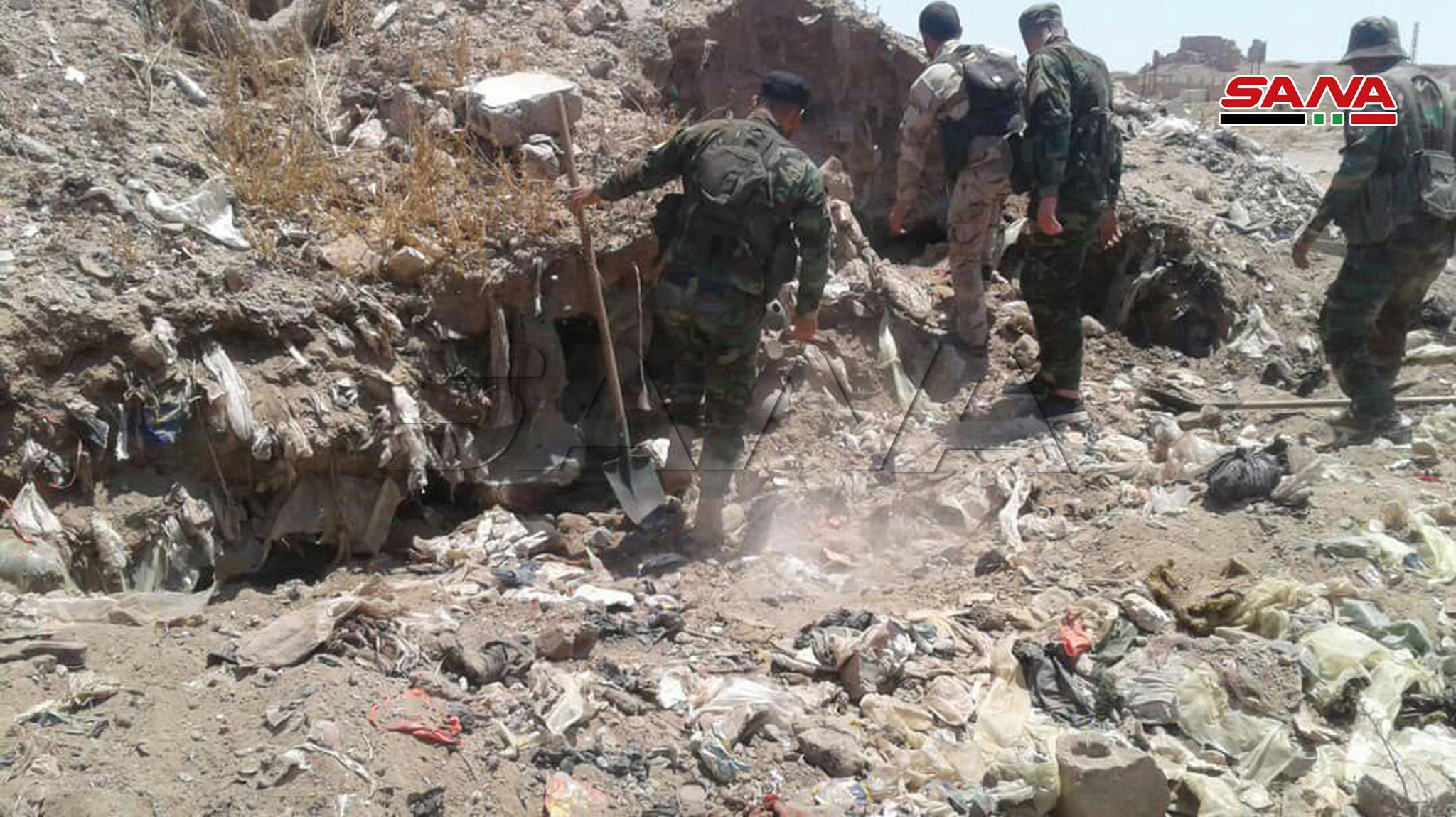 Syrian Army Uncovers Thousands Of Mortar Shells Hidden By ISIS In Southern Deir Ezzor (Photos)