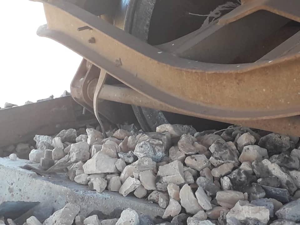 Terrorist Attack Targets Phosphate Train In Central Syria (Photos)