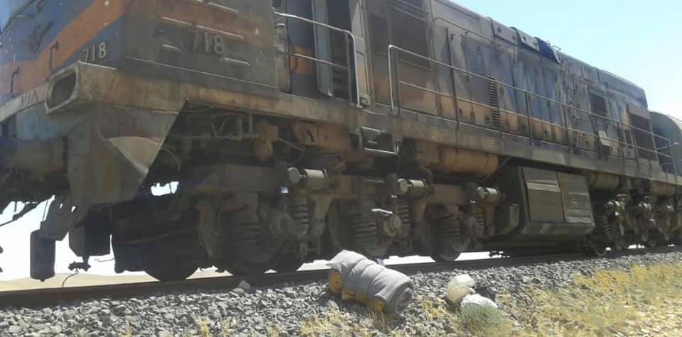 Terrorist Attack Targets Phosphate Train In Central Syria (Photos)