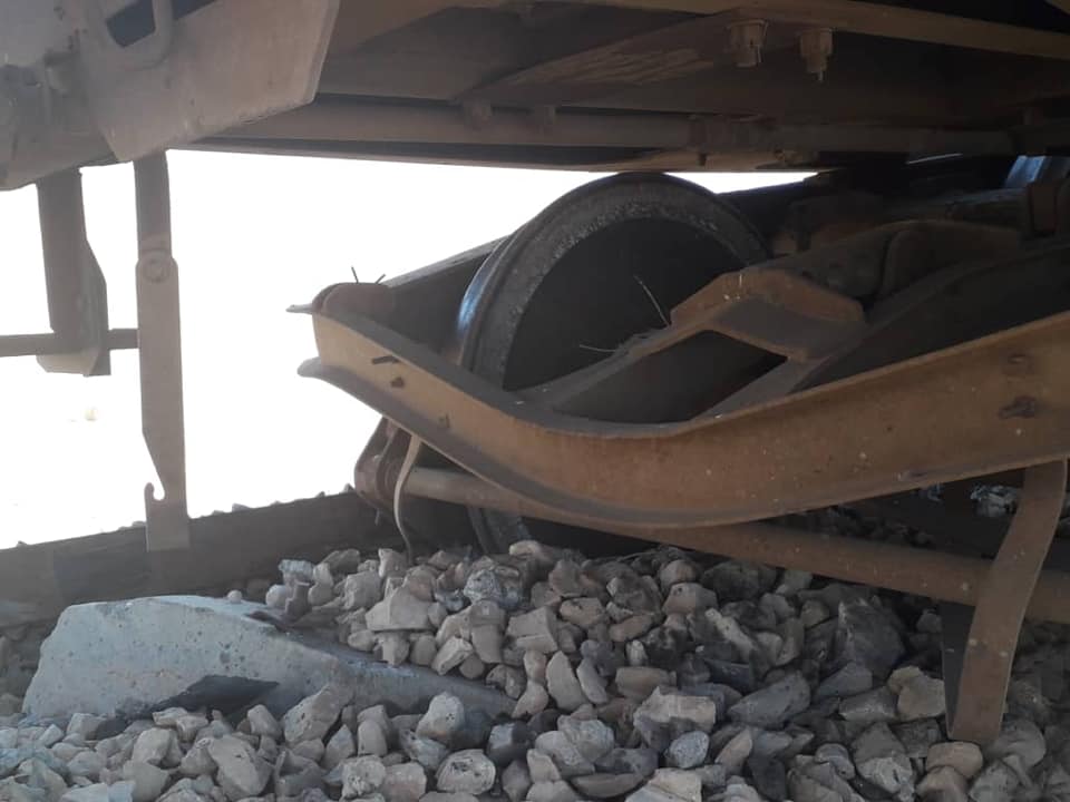 Terrorist Attack Targets Phosphate Train In Central Syria (Photos)