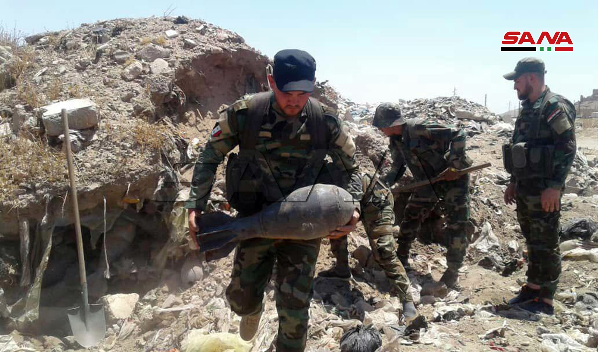 Syrian Army Uncovers Thousands Of Mortar Shells Hidden By ISIS In Southern Deir Ezzor (Photos)