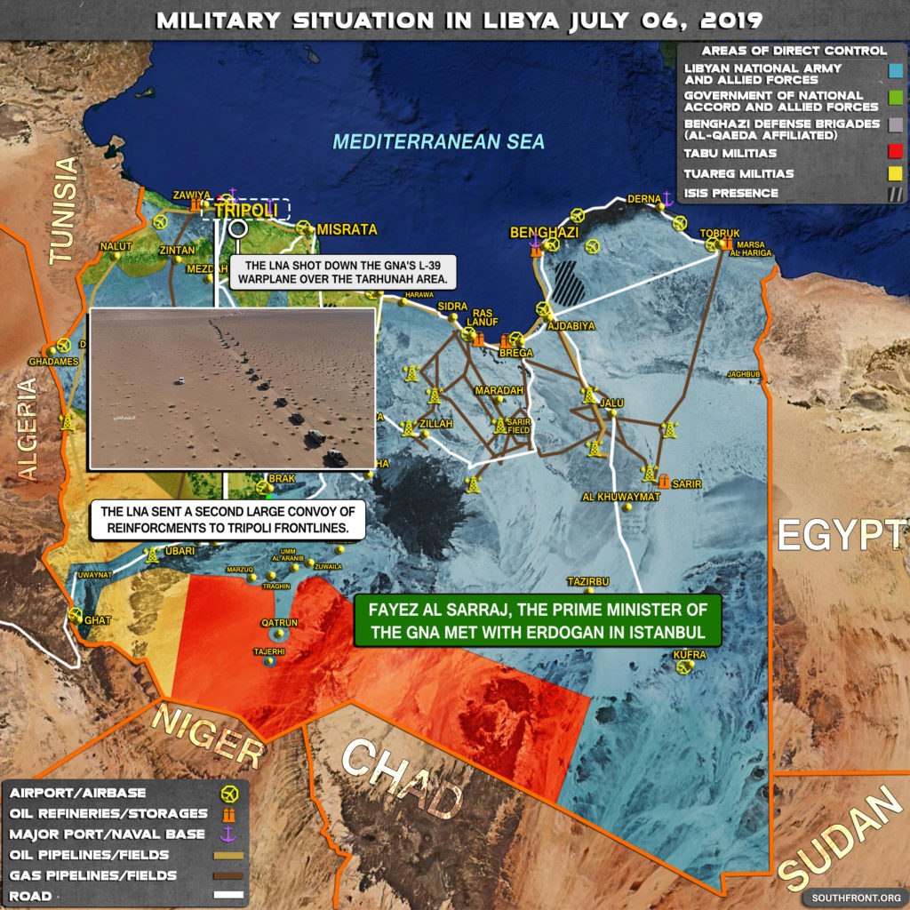 Military Situation In Libya On July 6, 2019 (Map Update)