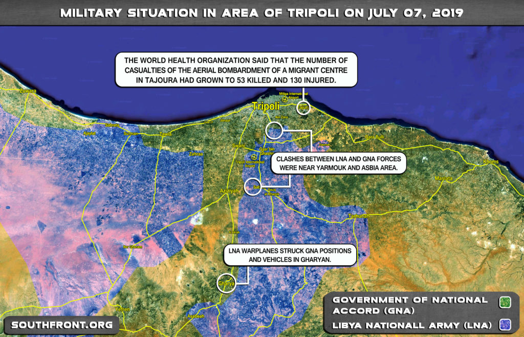 Military Situation In Libya On July 7, 2019 (Map Update)