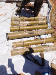 PMU Uncovers Guided Missiles And Other Weapons Hidden By ISIS In Western Iraq (Photos)