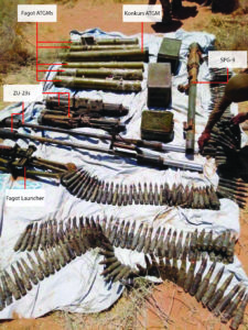 PMU Uncovers Guided Missiles And Other Weapons Hidden By ISIS In Western Iraq (Photos)