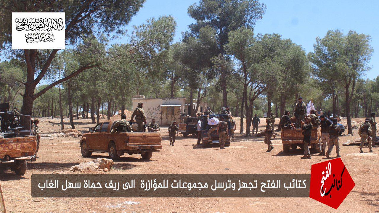 New Al-Qaeda-Affiliated Group Deploys Reinforcements In Northern Hama (Photos)