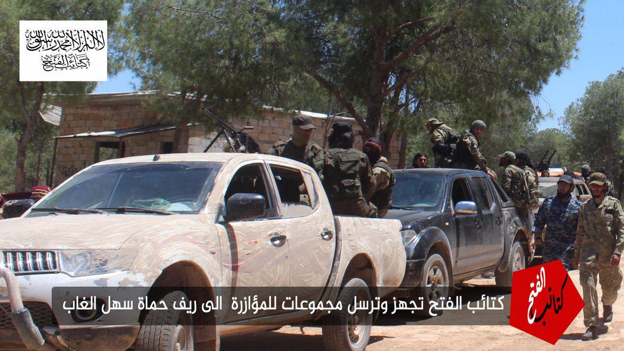 New Al-Qaeda-Affiliated Group Deploys Reinforcements In Northern Hama (Photos)