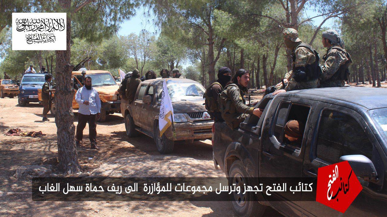 New Al-Qaeda-Affiliated Group Deploys Reinforcements In Northern Hama (Photos)