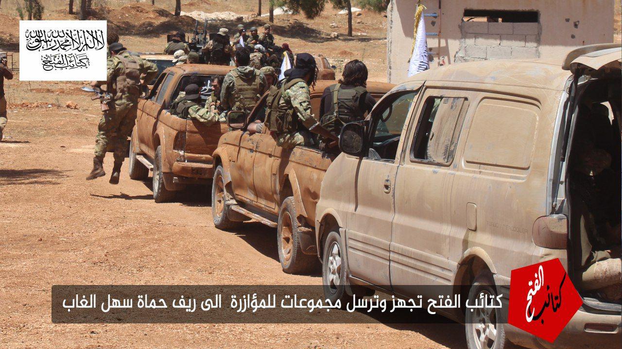 New Al-Qaeda-Affiliated Group Deploys Reinforcements In Northern Hama (Photos)