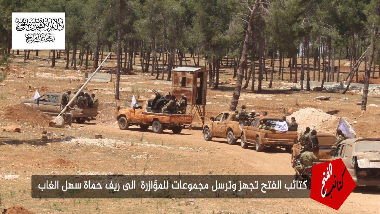 New Al-Qaeda-Affiliated Group Deploys Reinforcements In Northern Hama (Photos)