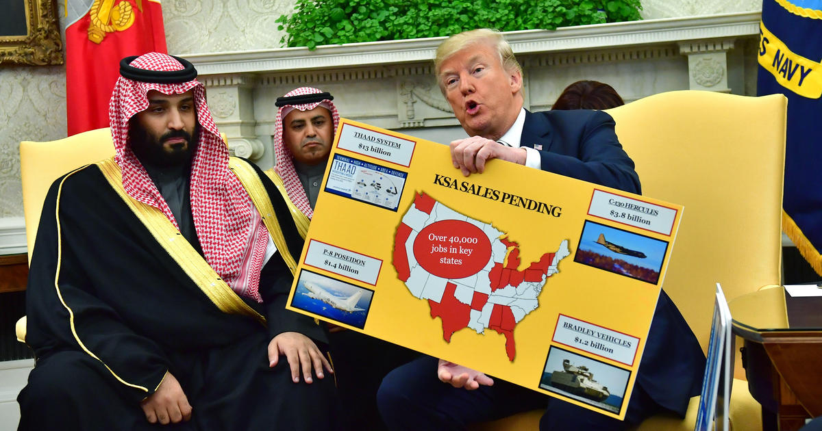 Trump Vetoed Senate's Arms Sales Ban To Saudi Arabia