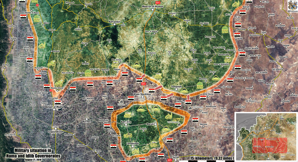 Syrian Military Opened Humanitarian Corridor For Civilians Leaving Northern Hama Pocket