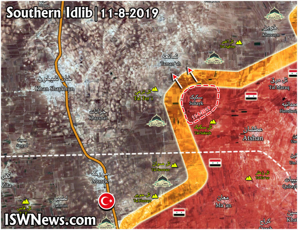 Government Forces Liberate Sukayk Village From Militants (Map)