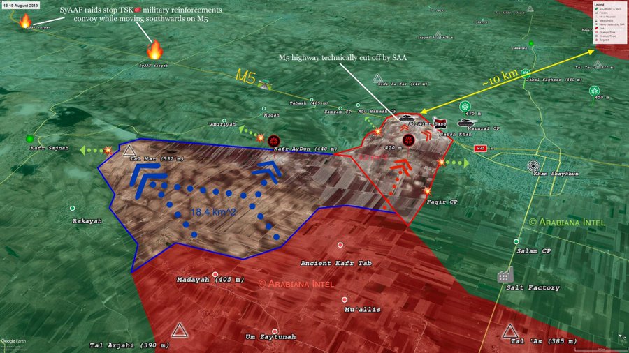 Government Troops Are Storming Khan Shaykhun After Cutting Off M5 Highway North Of It (Maps)