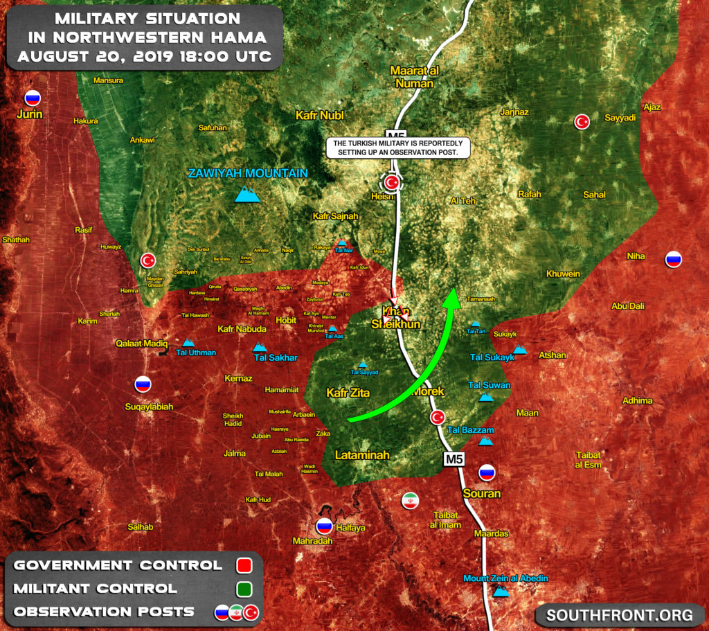 Turkish Military Setting Up 'Observation Post' North Of Khan Shaykhun (Video, Photo)