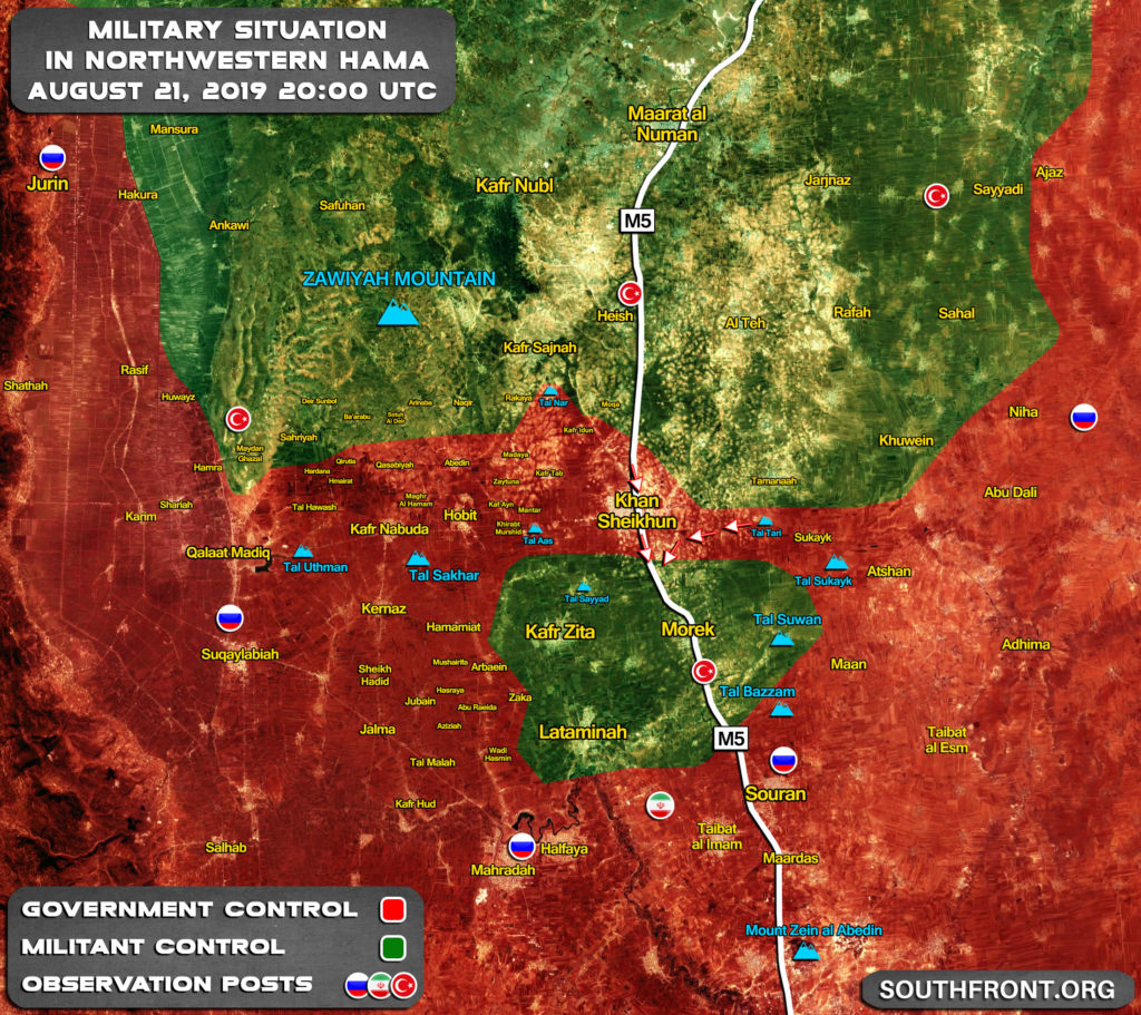 Turkey Claims It Is Not Going To Withdraw Observation Post From Area South Of Khan Shaykhun