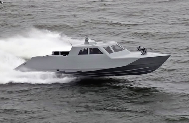 Ship Observer Photographs US Navy's New Stealth Boat