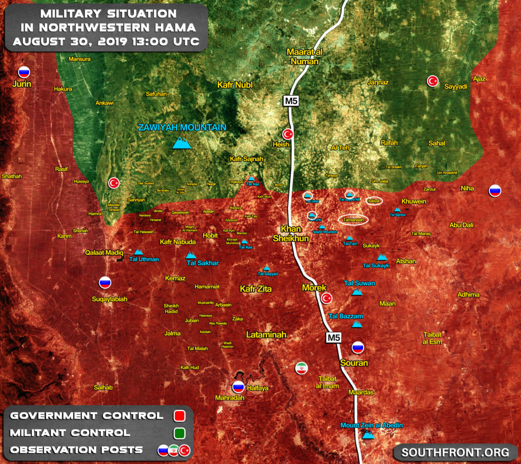 Map Update: Syrian Army's Gains In Southern Idlib Following Liberation Of Khan Shaykhun