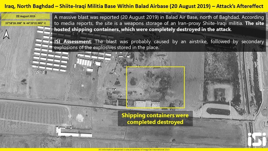 Satellite Images: Series Of Mysterious Explosions At Facilities Of 'Iranian-backed' Forces In Iraq