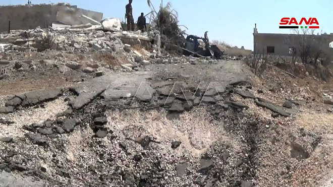 In Video: Militants' Military Equipment Destroyed By Syrian Army In Northwestern Hama