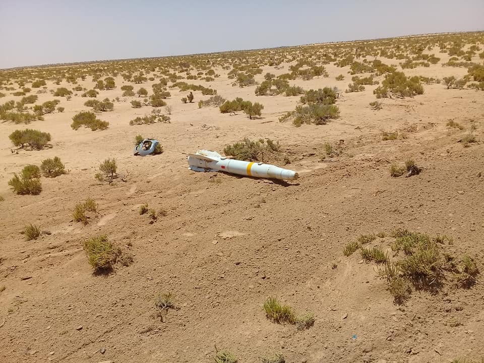 In Photos: GNA Shoots Down Wing Loong II Combat Drone Over Misrata