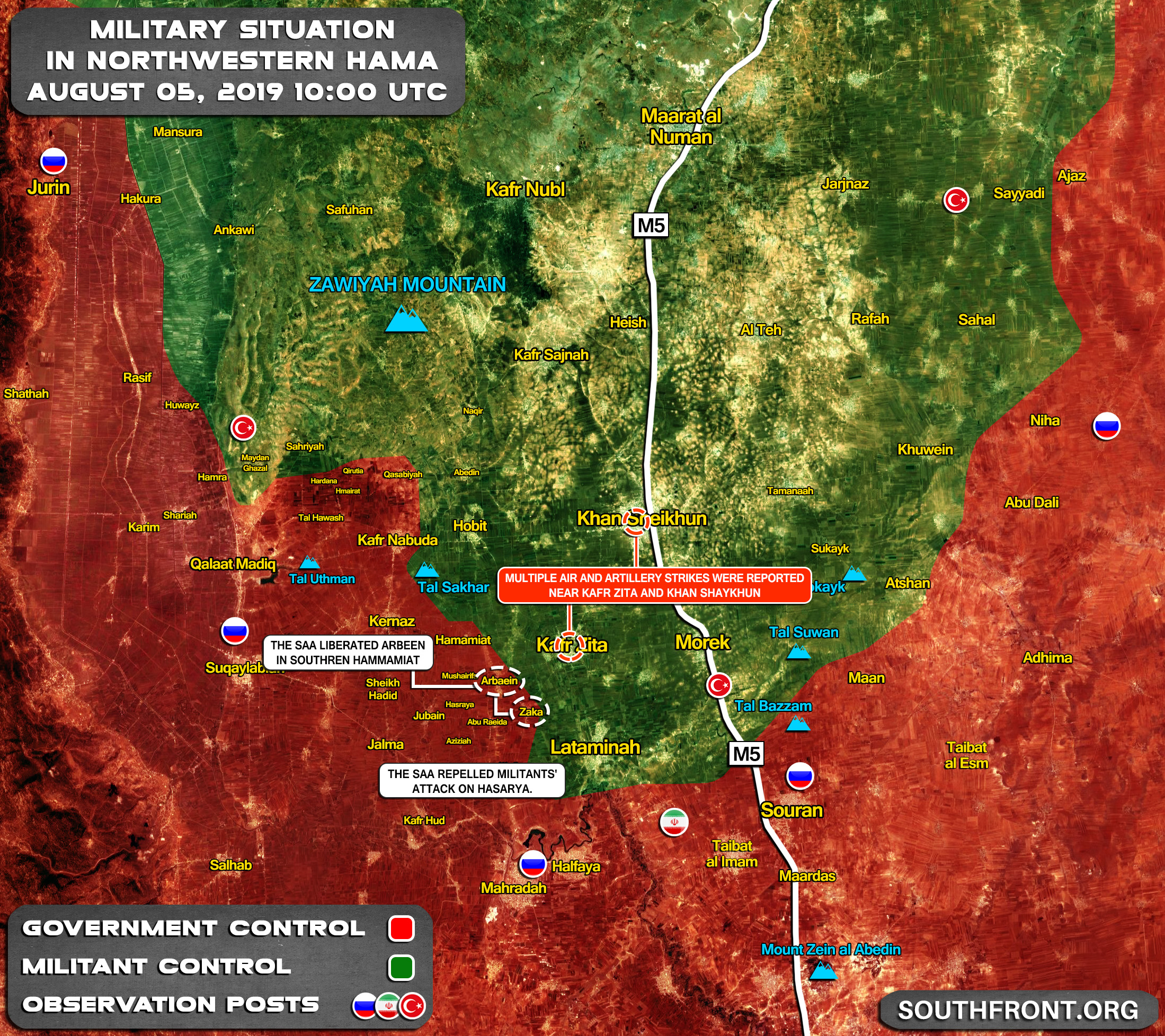 Syrian Army Cuts Off Key Militant Supply Line In Northern Hama