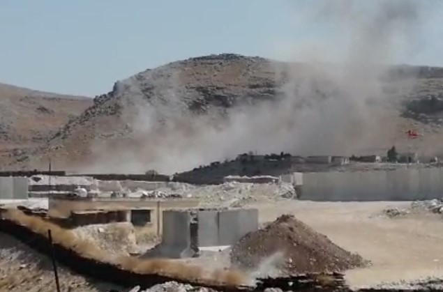 Supposed Syrian Airstrike Hits Turkish Observation Post Near Sheir Magher (Video)