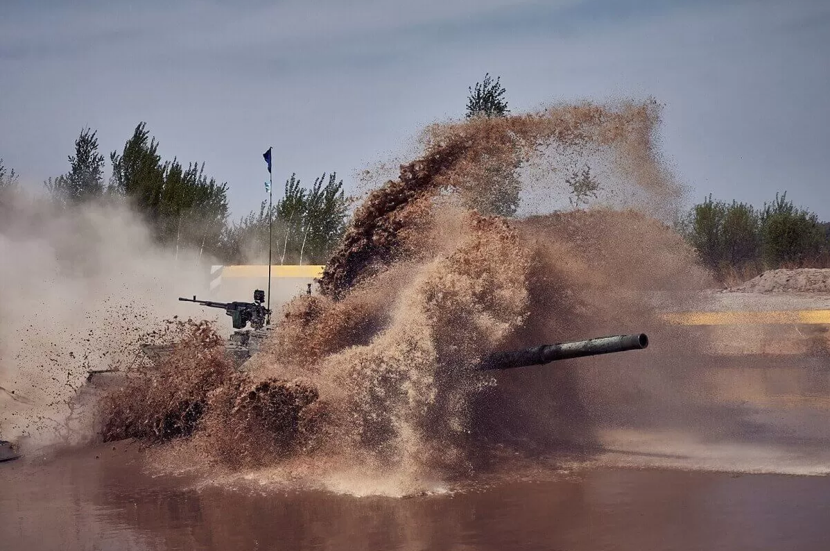 Tank Biathlon Competition, Featuring Tank Ballet And Races Between 25 Countries Ongoing In Russia