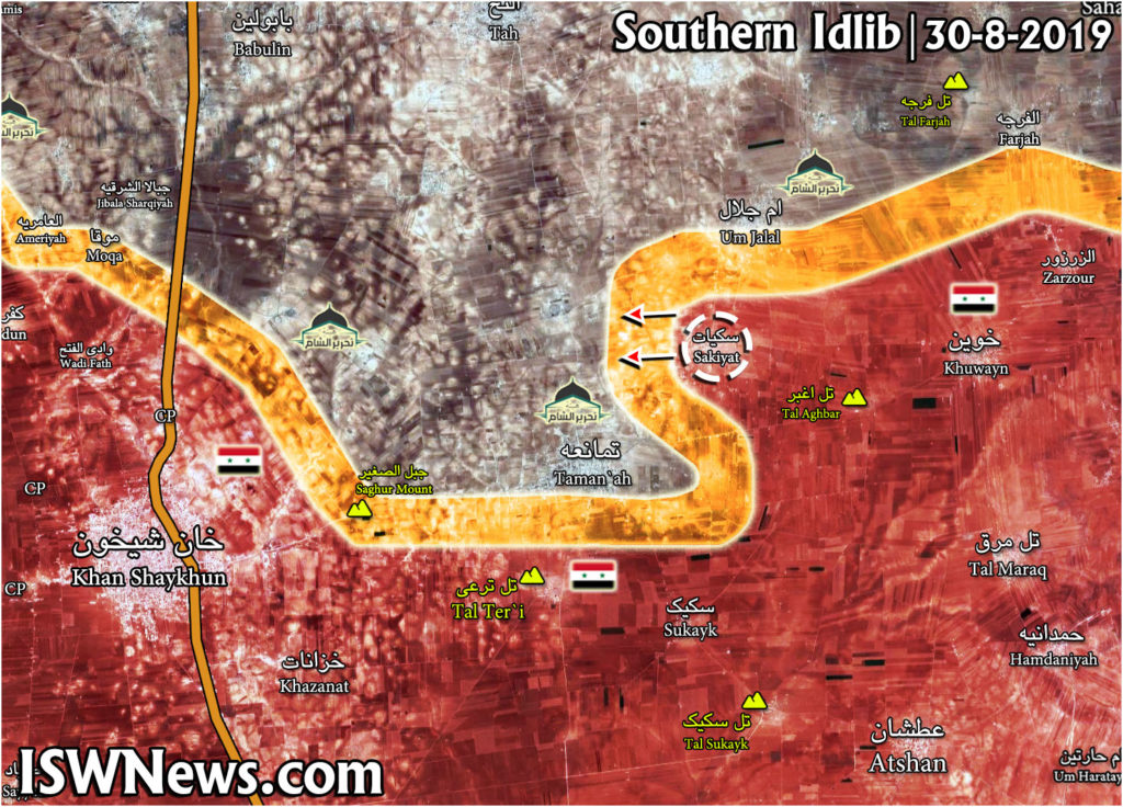 Syrian Army Advances In Southeastern Idlib Amid Heavy Clashes With Hayat Tahrir al-Sham (Map, Photos)