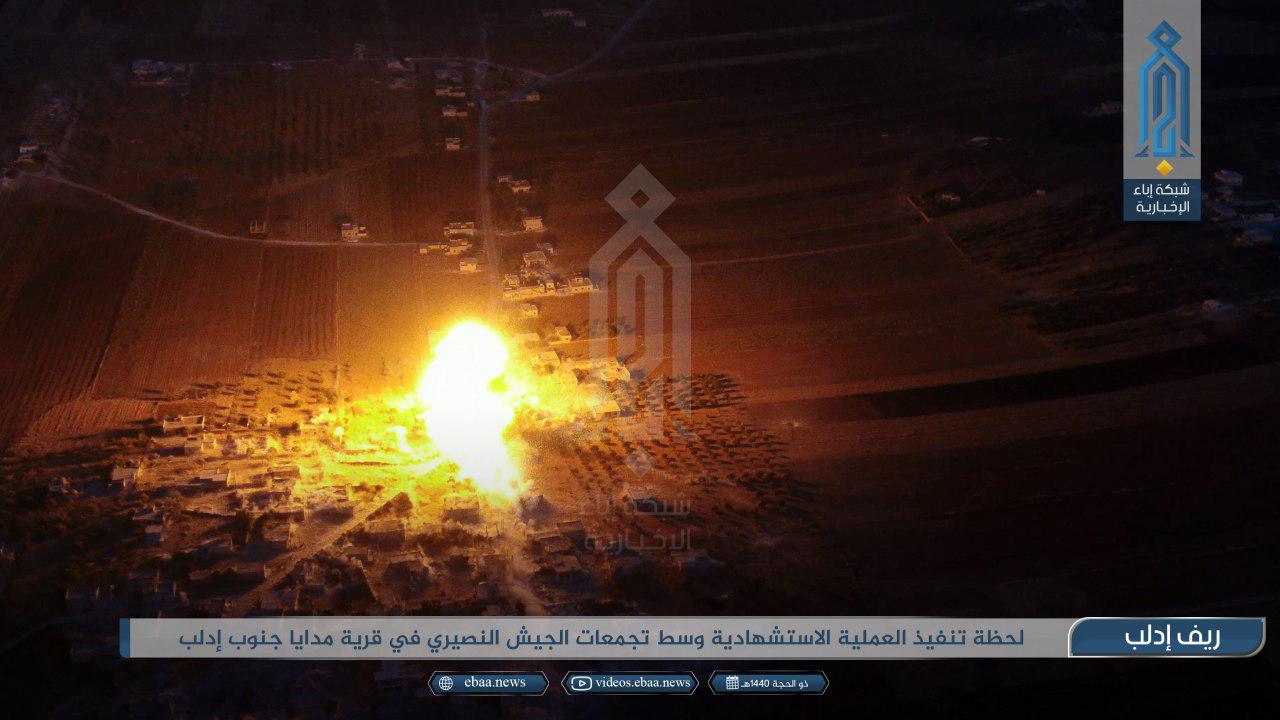 Hay’at Tahrir Al-Sham Attacks New Army Positions In Southern Idlib With Heavy SVBIED (Photos)