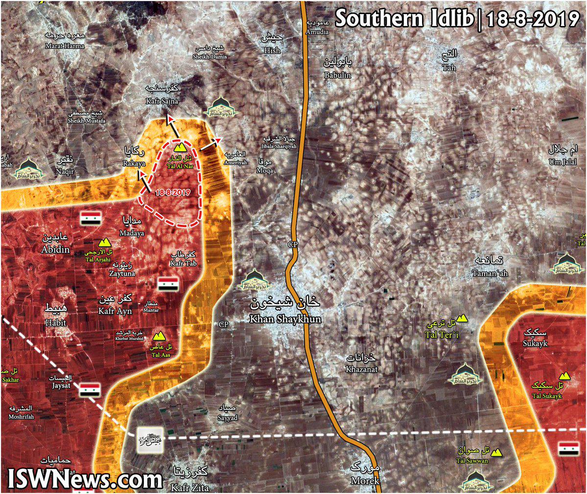 Video: Syrian Army Advance Northwest Of Khan Shaykhun