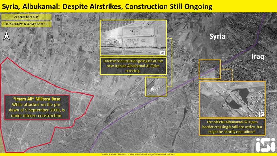 Satellite Images: Israeli Strikes Failed To Stop Construction Of Supposed 'Iranian Base' Near Al-Bukamal