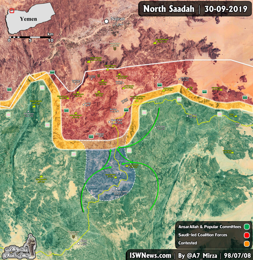 Military Situation In Yemen On September 30, 2019 (Map Update)