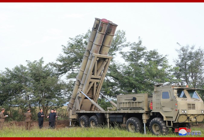 North Korea Carries Out Multiple Rocket Launcher Test, 2nd One In Two Weeks (Photographs)