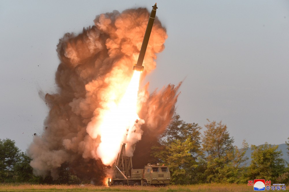 North Korea Carries Out Multiple Rocket Launcher Test, 2nd One In Two Weeks (Photographs)