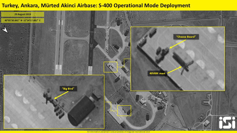 Satellite Images: Russian S-400 In Operational Mode Deployment In Turkey