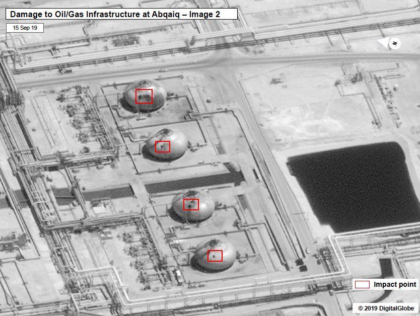 Satellite Images: Impact Of Houthis' Strike On Saudi Oil Infrastructure On September 14