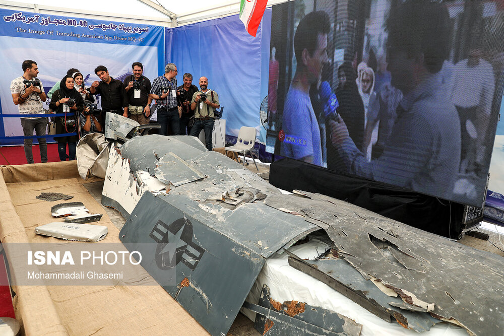 IRGC Showcases Downed and Captured Western Drones (Video, Photographs)