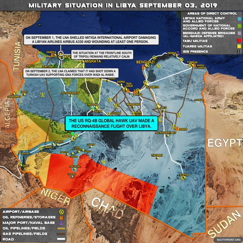 Map Update: Military Situation In Libya On September 3, 2019