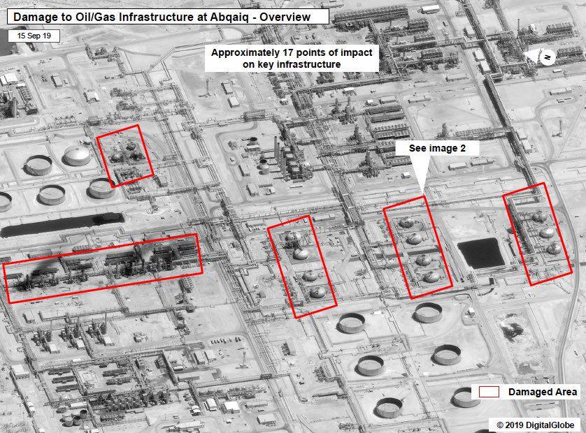 Satellite Images: Impact Of Houthis' Strike On Saudi Oil Infrastructure On September 14