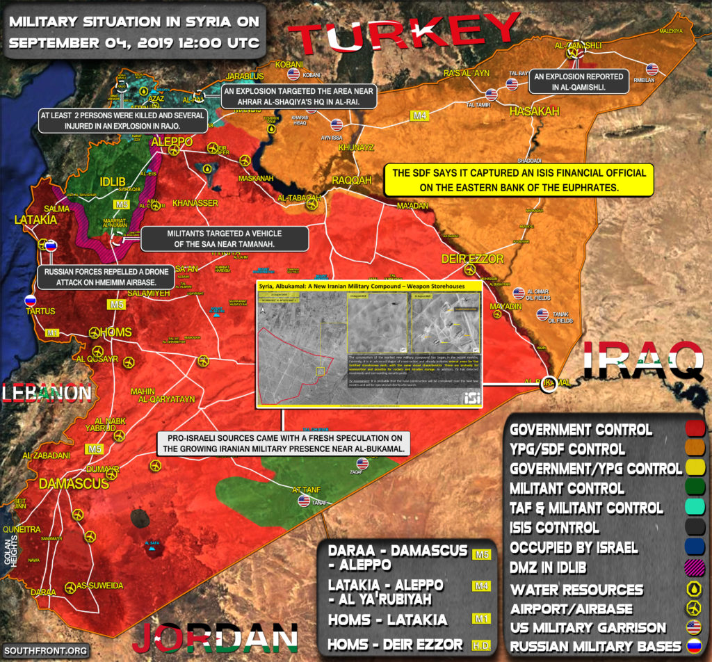 Military Situation In Syria On September 4, 2019 (Map Update)