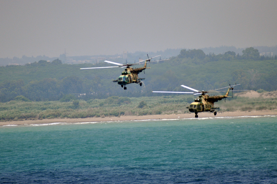 Syrian Helicopters Pound Militants’ Positions In Northern Lattakia