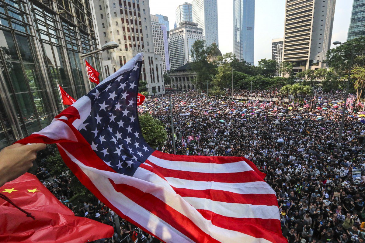 "Trump Save Us or We Will Destroy Our City": Hong Kong Protesters